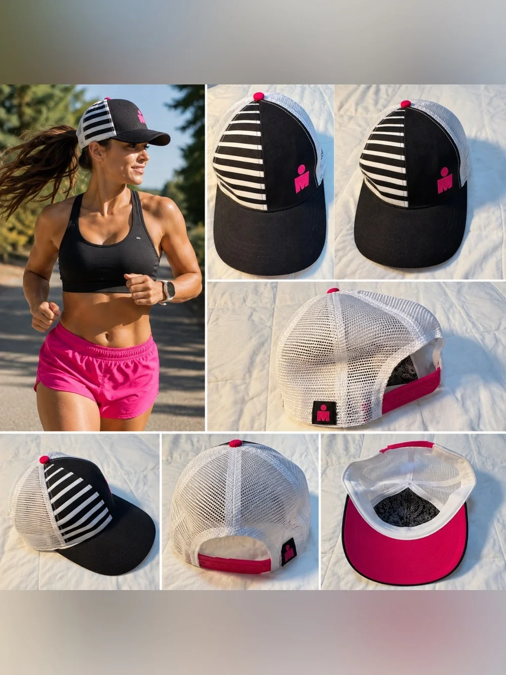 BOCO Gear Ironman Trucker Hat Mesh Running Cap One Size